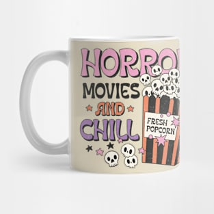 Horror Movies and Chill Retro Vibes Mug